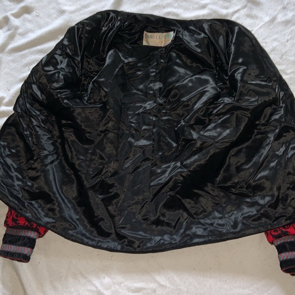 Vintage Nordic SCANDINAVIAN Hand-Embroidered Wool Coat by Samii. GAY ELLIS - Picture 7 of 13